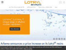 Tablet Screenshot of lotryl.com